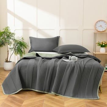 Nyári hűsítő quilt, gépi mosásra alkalmas, vékony töltet, poliészter töltet, anyag kémiai rostból