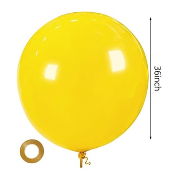 Matný 36-palcový nadrozmerný latexový balón pre detské narodeninové a svadobné výzdoby v makaron farbách