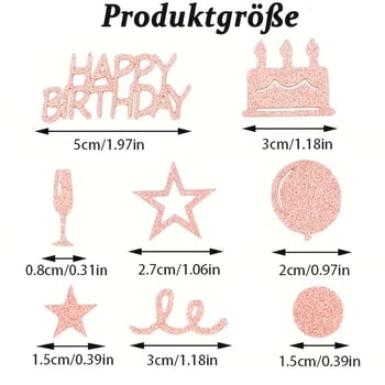 Sada 100 farebných konfiet na oslavu narodenín, na ozdobu stola na párty pre deti aj dospelých