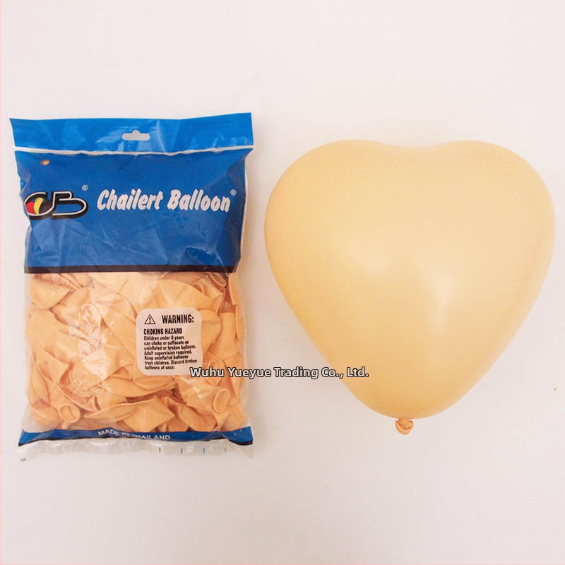 12-palcový latexový balón srdcového tvaru s matným povrchom, vhodný na svadby, narodeniny a párty