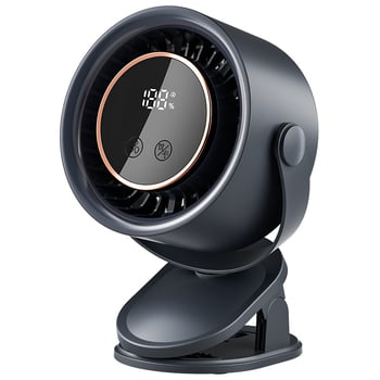 Stolný USB ventilátor pre internáty a kancelárie, kompaktný 6-palcový ventilátor s vstavanou batériou a tromi rýchlosťami