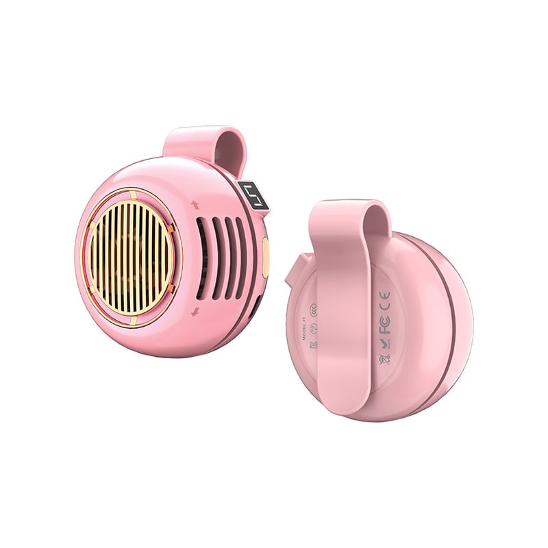 Ventilator portabil fără palete, mini ventilator cu clips pentru talie