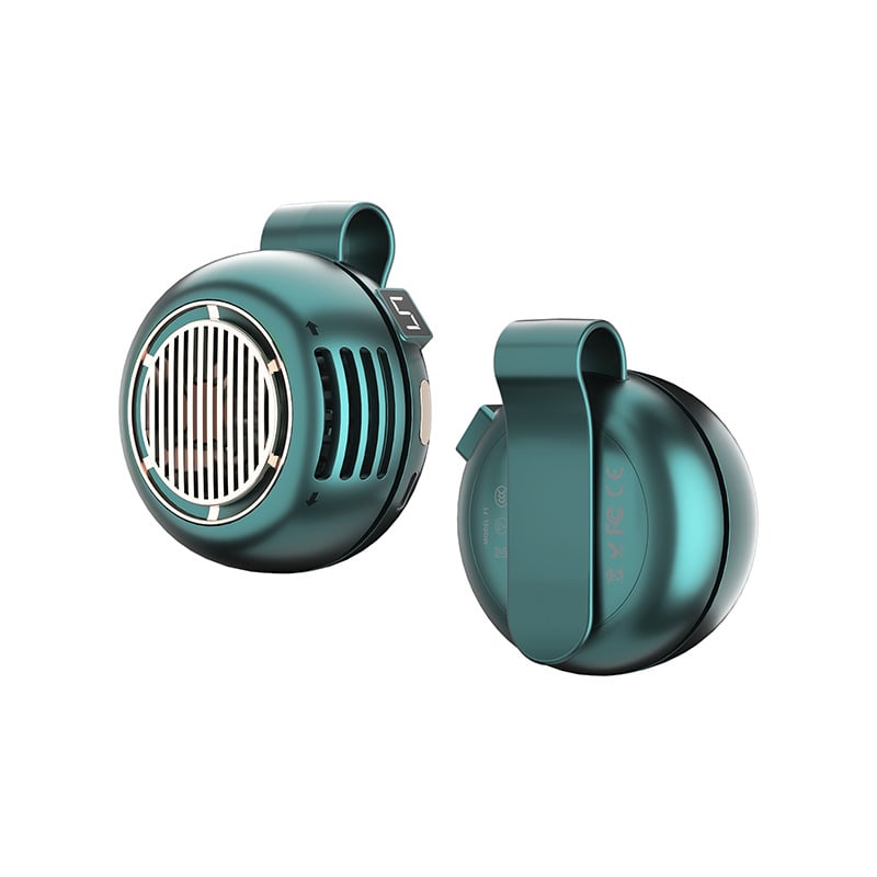 Ventilator portabil fără palete, mini ventilator cu clips pentru talie