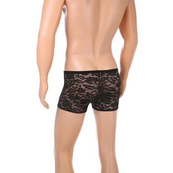 Férfi átlátszó alsónemű határokon átnyúló kereskedelemhez, szexi csipkés boxeralsó, hálós, átlátszó, modern, négyszögletes bikini