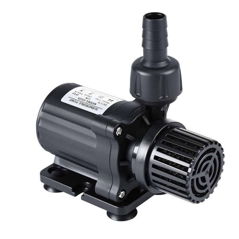 Pompă de apă CC fără perii, dispozitiv amfibiu de terapie cu cap de 12V, rezistent la temperaturi ridicate, mașină de comprese de gheață pentru cultură hidroponică/tubulară, pompă de circulație a apei