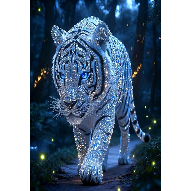 Set de pictură cu diamante 5D — Serie de animale, Temă DIY