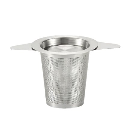 Nerezový čajový filter s dvojitým držadlom