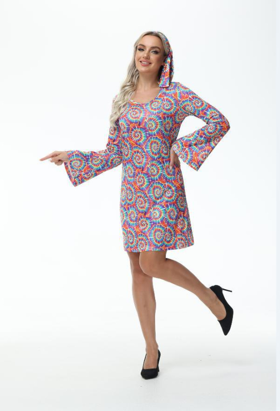 Ljetna hippie scenska odjeća s utjecajem europske i američke mode, tkanina Milk Silk i poliester