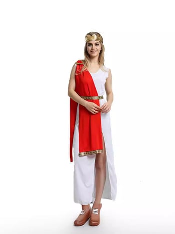 Halloween karnevalový kostým pre pár: červený šál, staroveký Egypt a staroveké Grécko, scénický cosplay DS