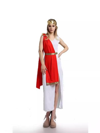 Halloween karnevalový kostým pre pár: červený šál, staroveký Egypt a staroveké Grécko, scénický cosplay DS