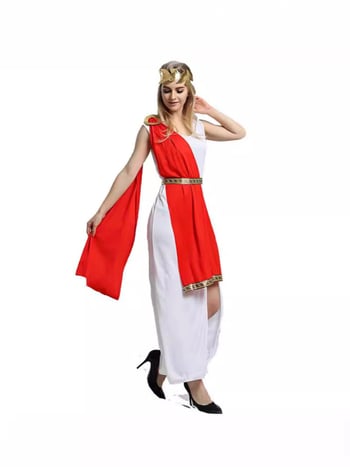 Halloween karnevalový kostým pre pár: červený šál, staroveký Egypt a staroveké Grécko, scénický cosplay DS