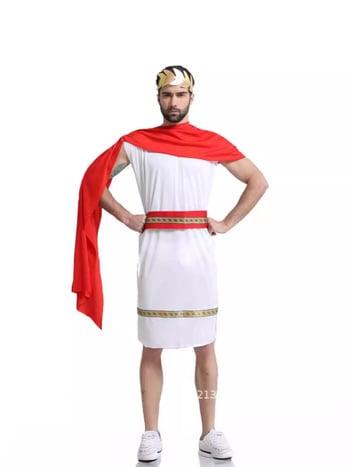 Halloween karnevalový kostým pre pár: červený šál, staroveký Egypt a staroveké Grécko, scénický cosplay DS