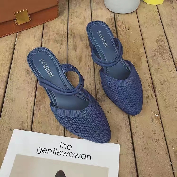 Dámske platformové sandále s uzavretou špičkou, dva spôsoby nosenia, ležérne slip-on na leto