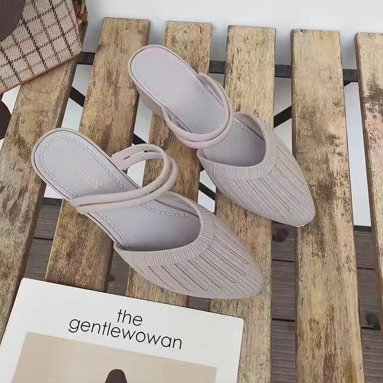 Dámske platformové sandále s uzavretou špičkou, dva spôsoby nosenia, ležérne slip-on na leto