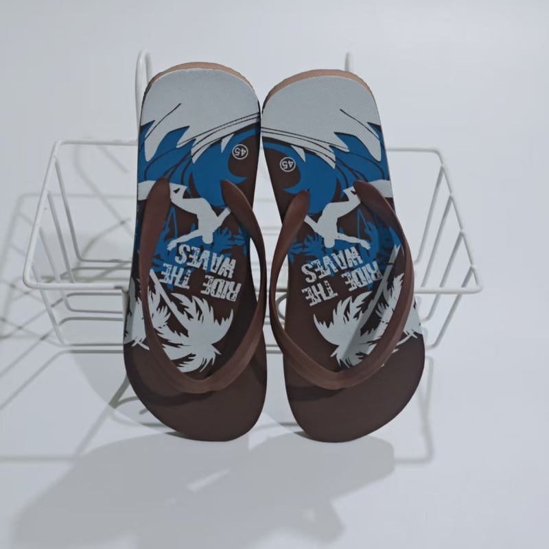 Pánske vonkajšie plážové žabky s PVC hornou a PE podrážkou, ľahké, priedušné, protišmykové