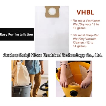Papierový prachový sáčok pre vysávač Vacmaster VHBL 12-16 GAL