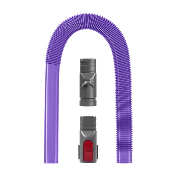 Dlhý teleskopický hadicový systém kompatibilný s Dyson V6-V15 pre čistenie štrbín