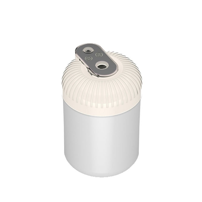 Prenosný USB zvlhčovač pre domov aj auto, tichý, jemné svetlo, guľatý ABS plast, 1 výstup hmly, kompaktný