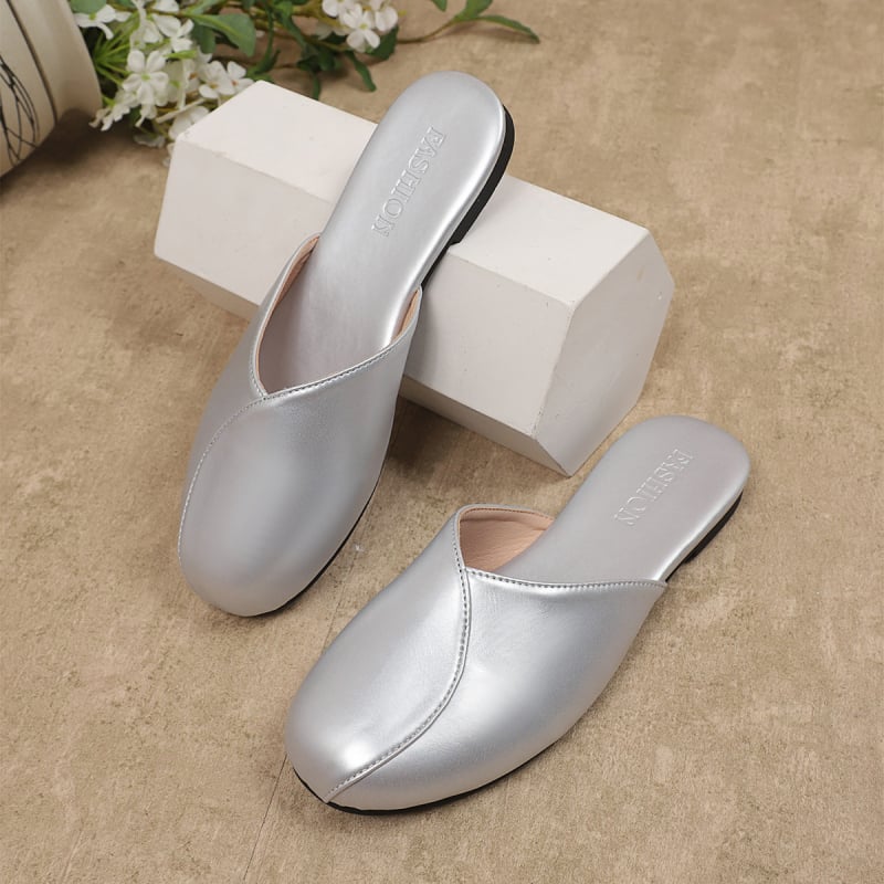 Dámske slip-on sandále s plochou podrážkou, veľká veľkosť, leto 2025, korejský štýl, mäkká podrážka