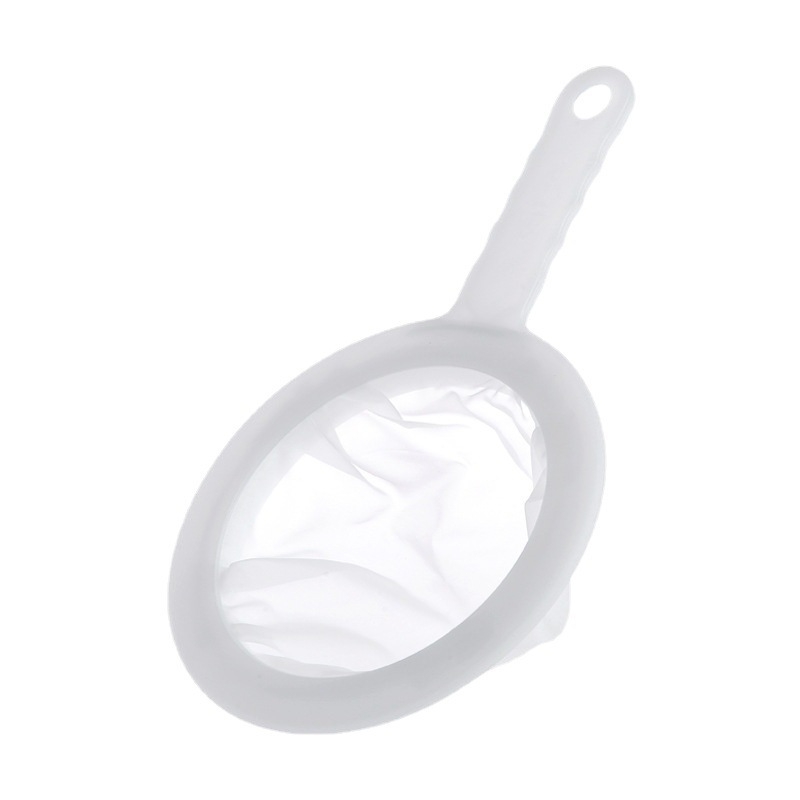Filtru pentru lapte de soia pentru uz casnic, strecurător pentru hrana bebelușilor și suc, filtru din plastic cu plasă, strecurătoare de bucătărie