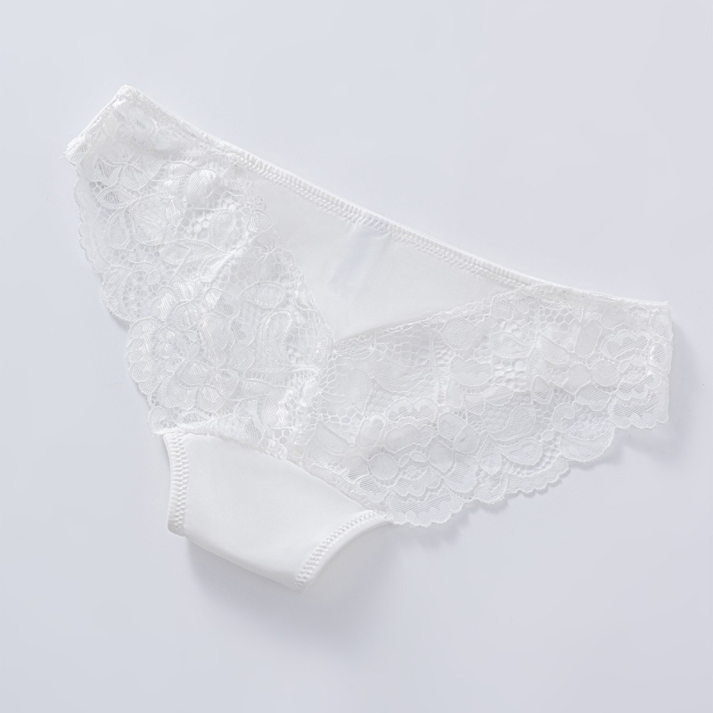 Γυναικείες δαντελένιες εσώρουχες από ice silk, άνετες και διαπνέουσες, σετ σλιπ