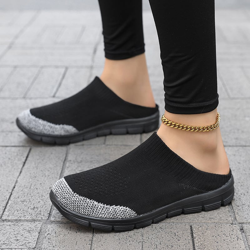 Unisex Fly-Knit slip-on παπούτσια, ανάλαφρα καθημερινά αθλητικά για καλοκαίρι