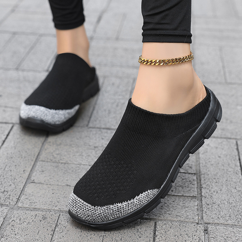 Unisex Fly-Knit slip-on παπούτσια, ανάλαφρα καθημερινά αθλητικά για καλοκαίρι