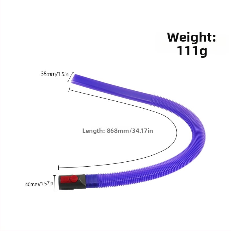 Dyson V7-V15 аксесоари за прахосмукачка: тръба за почистване на сушилня и плоска дюза за почистване в тесни пространства