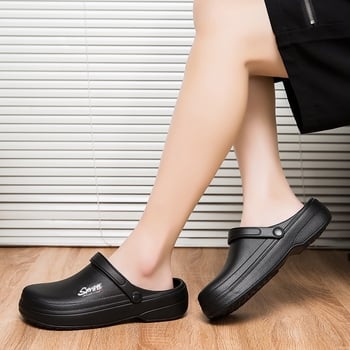 Sandale EVA perforate, unisex, mărime mare, cu protecție pentru degete, pentru exterior