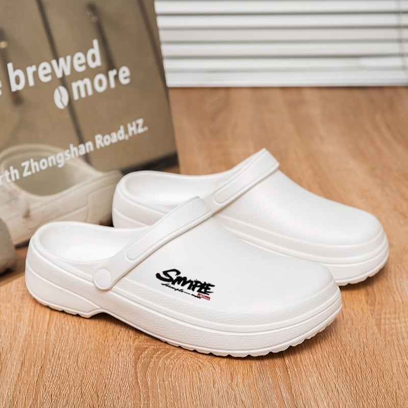 Sandale EVA perforate, unisex, mărime mare, cu protecție pentru degete, pentru exterior