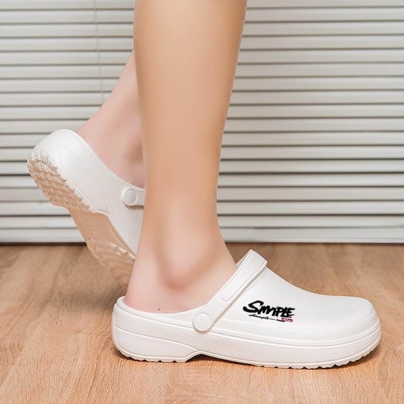 Sandale EVA perforate, unisex, mărime mare, cu protecție pentru degete, pentru exterior