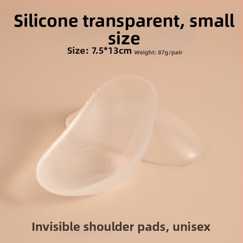 Protecție din silicon pentru umăr, design unghi drept, invizibil, anti-alunecare, patch pentru umeri îngusti, patch pentru coate și genunchi, unisex