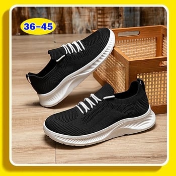 2026 Négy évszakos szövött hálós slip-on, mindennapi férfi cipő, puha talpú