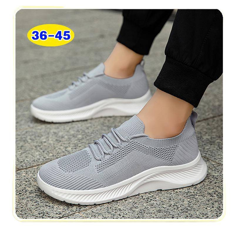 2026 Négy évszakos szövött hálós slip-on, mindennapi férfi cipő, puha talpú