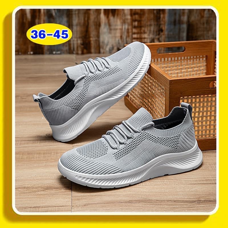 2026 Négy évszakos szövött hálós slip-on, mindennapi férfi cipő, puha talpú