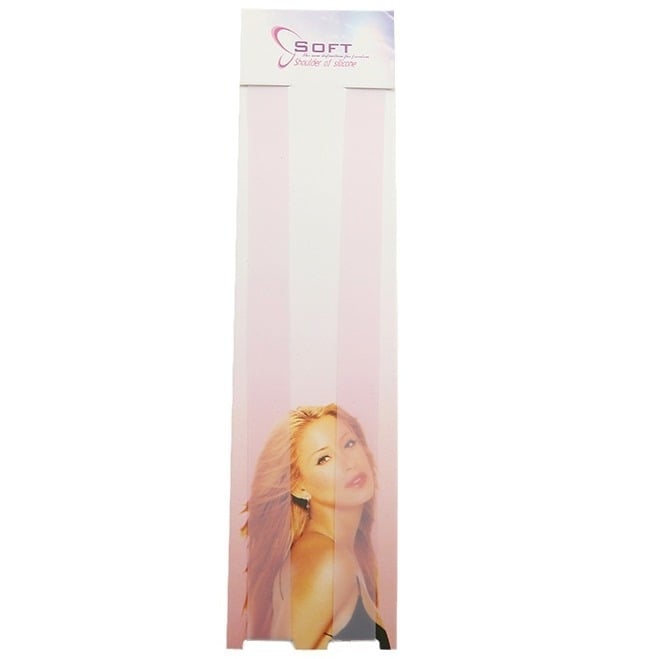 Bretele de sutien din silicon, de 1,5 cm, transparente