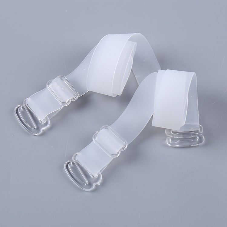 Bretele de sutien din silicon, de 1,5 cm, transparente