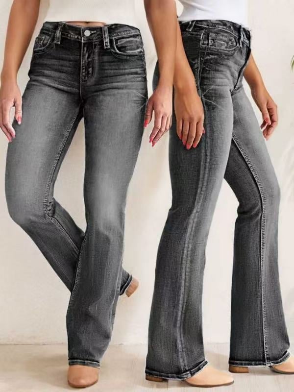 Rugalmas denim farmernadrág, szűk fazon, középmagas derék, mindennapi és sokoldalú