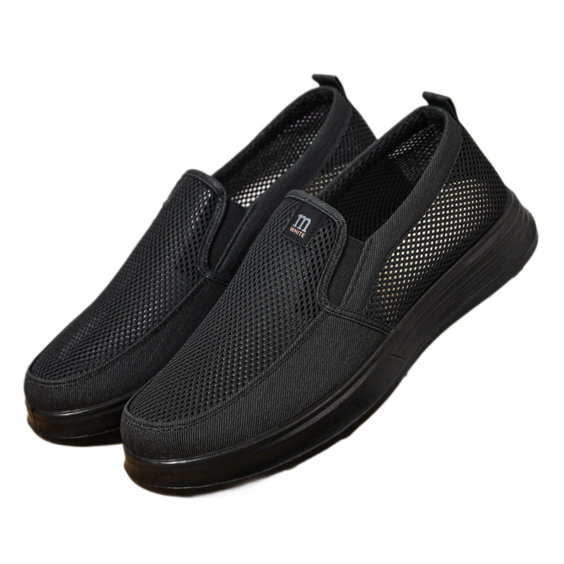 Pantofi sport pentru bărbați, slip-on din plasă, respirabili, talpă moale antiderapantă, casual