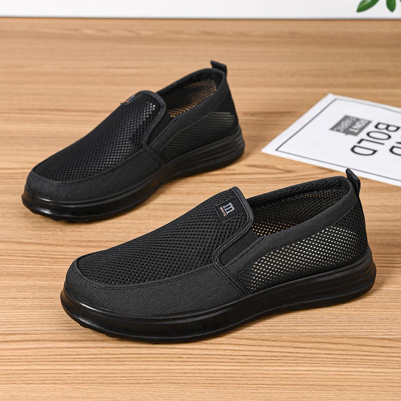 Pantofi sport pentru bărbați, slip-on din plasă, respirabili, talpă moale antiderapantă, casual