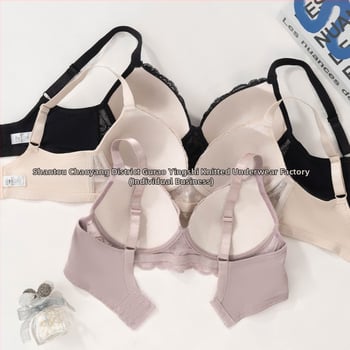 Tume Xiyin čipková push-up podprsenka so železným kruhom, nastaviteľné ramienka, košík 3/4, priedušná sexy bielizeň pre ženy