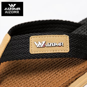Aizomr Flip-flopuri pentru bărbați, primăvară-vară, EVA ultra-moale, elasticitate înaltă, fără miros