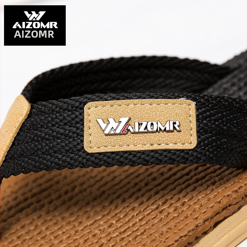 Aizomr pánske jarné a letné flip-flopy, EVA pena, vysoká elasticita, bez zápachu