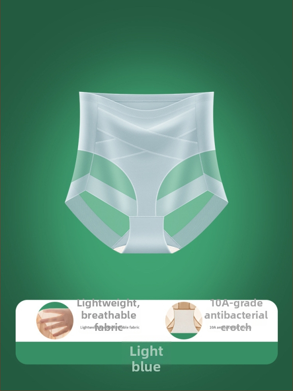 Postnatálne formujúce nohavice s krížovými pútkami, Ice Silk, sieťovinový materiál, vysoký pás, antibakteriálna podšívka zo šľacht hodvábu