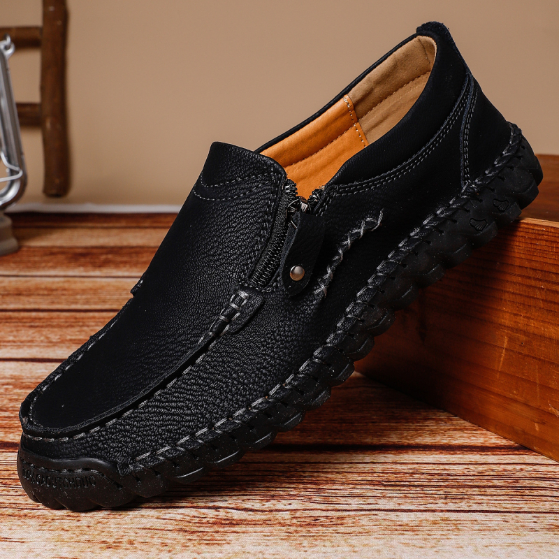 Loafers fără șireturi, cu talpă groasă, rezistenți pentru activități în aer liber și condus – plus size, pantofi casual pentru bărbați
