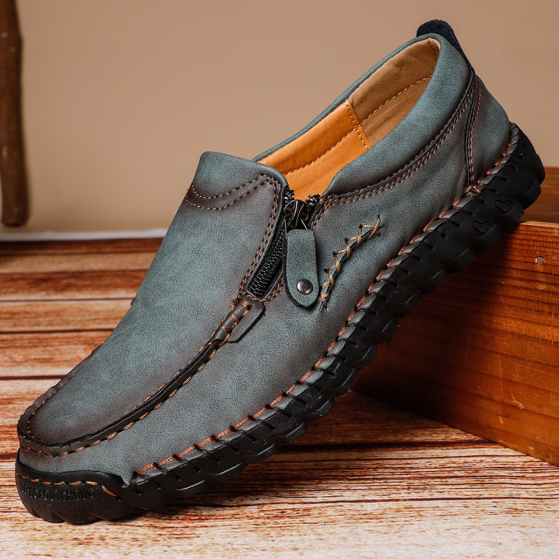 Loafers fără șireturi, cu talpă groasă, rezistenți pentru activități în aer liber și condus – plus size, pantofi casual pentru bărbați