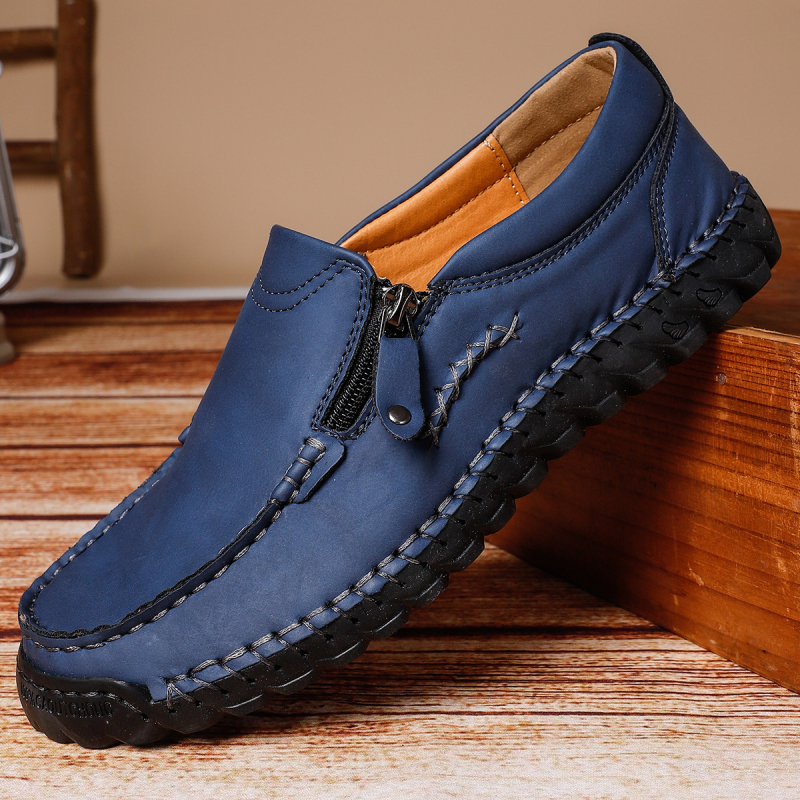 Loafers fără șireturi, cu talpă groasă, rezistenți pentru activități în aer liber și condus – plus size, pantofi casual pentru bărbați