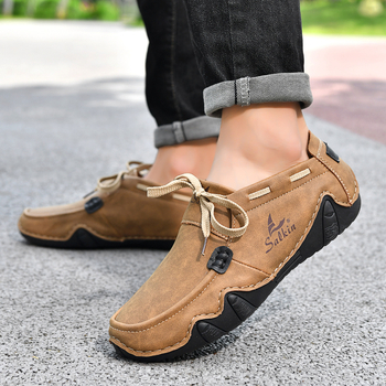 Pantofi bărbați slip-on, talpă joasă, mărime mare, stil Martin, design inspirat de caracatiță