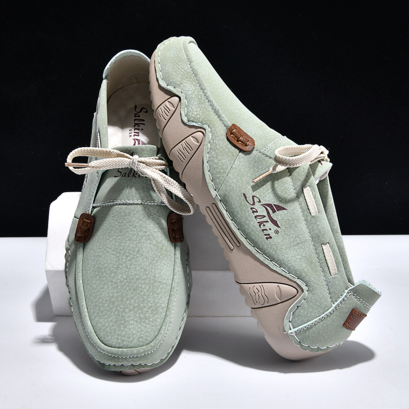 Pantofi bărbați slip-on, talpă joasă, mărime mare, stil Martin, design inspirat de caracatiță