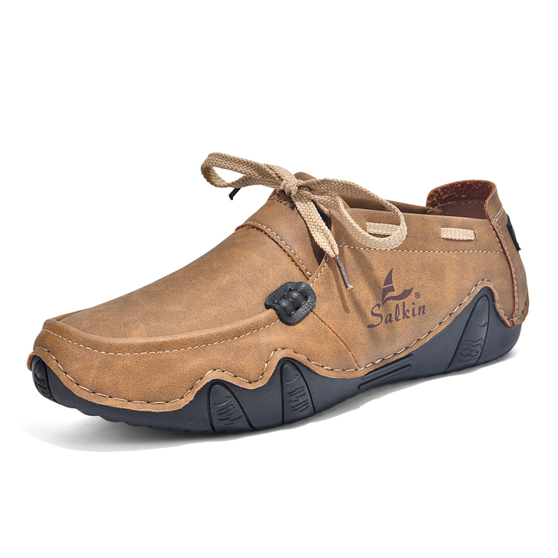 Pantofi bărbați slip-on, talpă joasă, mărime mare, stil Martin, design inspirat de caracatiță